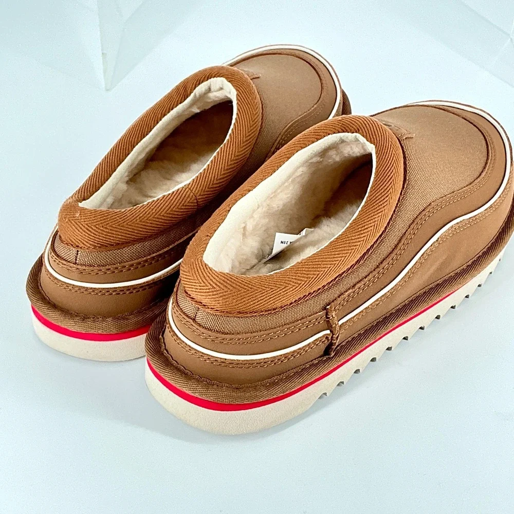 UGG Mens Size 6 Tasman Hybrid Slipper Sneakers Chestnut Tan NEW Cali Wave $137